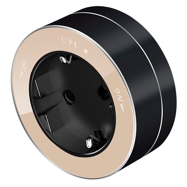 Розетка SE MultiTrack 2К+З круглая 16А 250В песочный