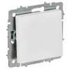 Выключатель 1-клавишный ИЭК BRITE 10А арктический белый (ВС10-1-0-БрАБ)