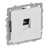 Розетка компьютерная ИЭК BRITE RJ45 кат.5E арктический белый (РК10-БрАБ)