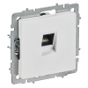 Розетка компьютерная ИЭК BRITE RJ45 кат.6 арктический белый (РК11-БрАБ)