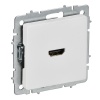 Розетка HDMI ИЭК BRITE арктический белый (РHDMI ИЭК BRITE-0-БрАБ)