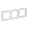 Рамка на 3 поста ИЭК BRITE арктический белый (РУ-3-БрАБ)