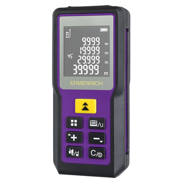 Лазерная рулетка Ermenrich Reel PRO GM60 до 60 метров фиолетовый