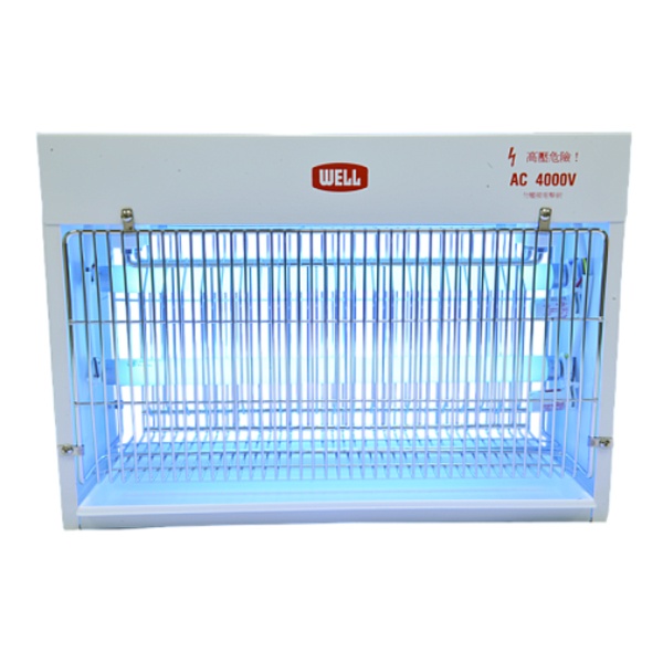 Ловушка для насекомых высоковольтная Well WE-150-2 площадь 90м2 (2 лампы 15Вт) 470х130х330мм