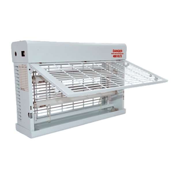 Ловушка для насекомых высоковольтная Well WE-150-215 площадь 90м2 (2 лампы 15Вт) 470х130х330мм