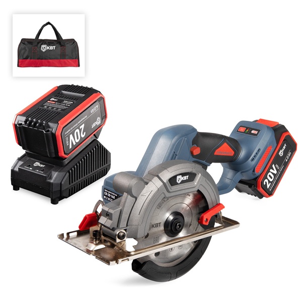 Пила циркулярная аккумуляторная КВТ CB-20-140 Профи с максимальным размером оснастки/диска 140 мм