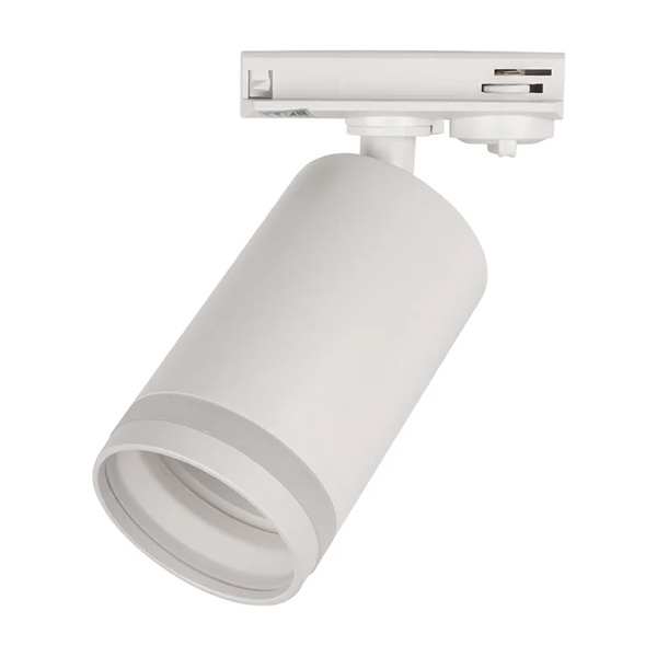 Светильник трековый однофазный JazzWay PTR 38 под лампу GU10 WH 230V IP20 белый