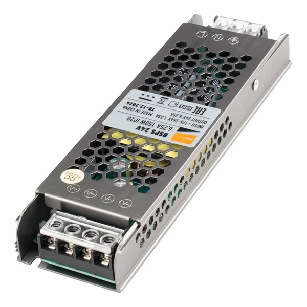 Блок питания для светодиодной ленты JazzWay BSPS 150W 24V IP20 180x50x23mm