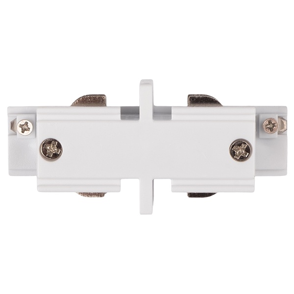 Коннектор для трехфазного шинопровода JazzWay 3P PTR CI-WH SHORT прямой внутренний белый