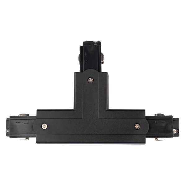 Коннектор для трехфазного шинопровода JazzWay 3P PTR CT-BL L/OUT левый внешний черный