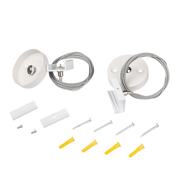 Подвес для трехфазного шинопровода JazzWay 3P PTR S-2м WH белый