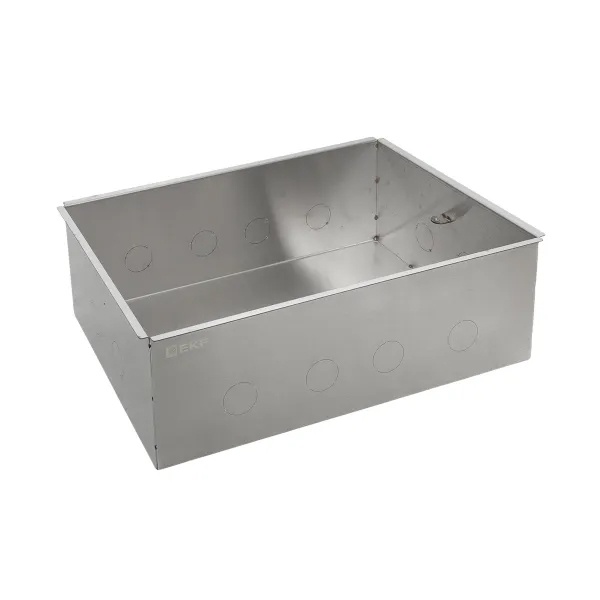 Напольная коробка EKF под лючок C-Line 16-24 нержавеющая сталь