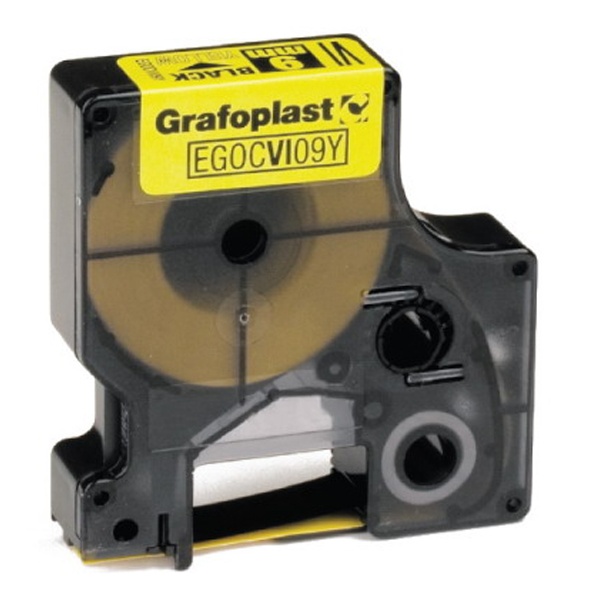 Картридж DKC для принтера EGO1PRO термо трубка 12мм х 1,5м желтый