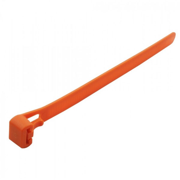 Хомут-стяжка многоразовая  Промрукав 120х7,5мм оранжевая [упаковка 50шт]