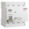 УЗО EKF PROxima ВД-100N 4П 100А 300мА тип AC 6кА (электромеханическое) (ВДТ)