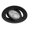 Светодиодный светильник ЭРА KL LED 25A-5 3K BK 5W 3000К круглый поворотный черный 5063079907903