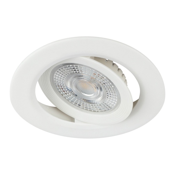 Светодиодный светильник ЭРА KL LED 25A-5 4K WH 5W 4000К круглый поворотный белый 5063079907927