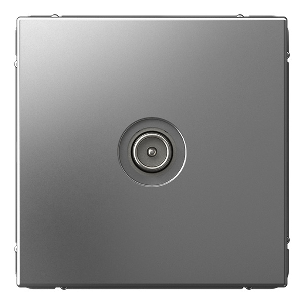 Розетка телевизионная SE ArtGallery простая сталь