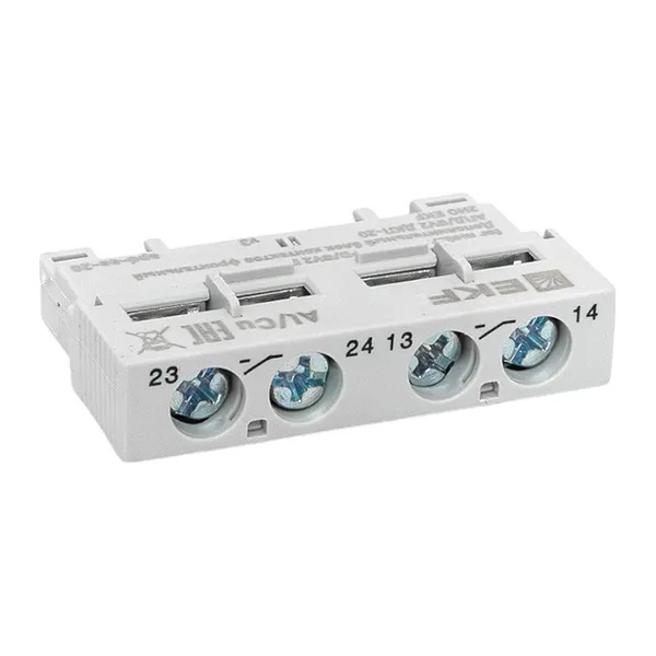 Дополнительный блок контактов фронтальный EKF для АПД/GV2 (New) ДКП-20 2НО