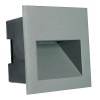 Светильник встраиваемый светодиодный LN013-1 3W 4000K110-265V IP65 серый для подсветки ступеней