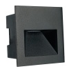 Светильник встраиваемый светодиодный LN013-1 3W 4000K 110-265V IP65 черный для подсветки ступеней