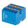 Блок распределительный DKC 10 точек подключения 2,5 мм2 зажим push-in синий