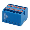 Блок распределительный DKC 12 точек подключения 2,5 мм2 зажим push-in синий