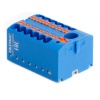 Блок распределительный DKC 1 ввод 6 мм2 12 точек подключения 2,5 мм2 зажим push-in синий