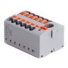 Блок распределительный DKC 1 ввод 6 мм2 12 точек подключения 2.5 мм2 серый