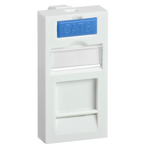 Вставка ITK 45х22,5мм для 1 модуля Keystone Jack с маркером