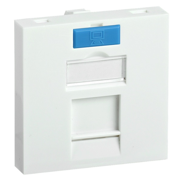 Вставка ITK 45х45мм для 1 модуля Keystone Jack с маркером