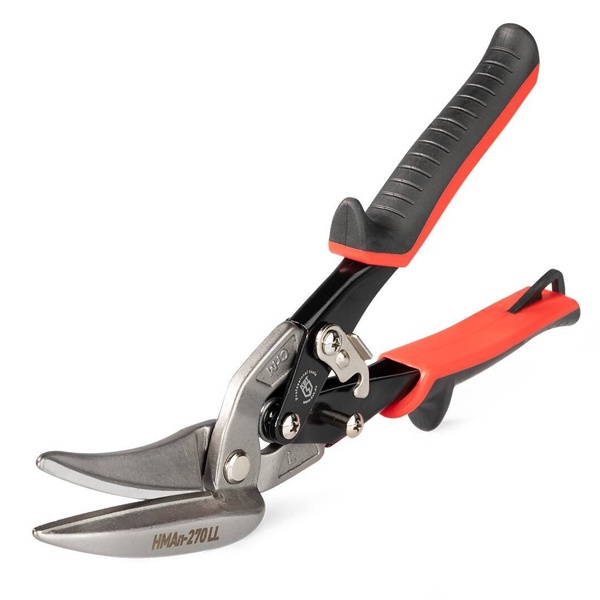 Ножницы по металлу КВТ левые проходные НМАп-270 LL резка листового металла толщиной до 1.2 мм