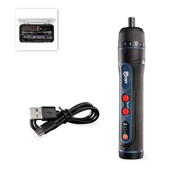 Отвертка аккумуляторная КВТ Профи SD-4-5 крутящий момен 5Нм 0-320 об/мин, со сменными битами 27 штук