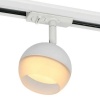 Светильник трековый однофазный поворотный ИЭК 4118 декоративный под лампу GX53 белый