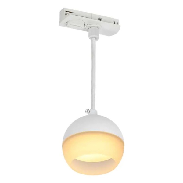 Светильник трековый однофазный подвесной ИЭК 4119 декоративный под лампу GX53 белый