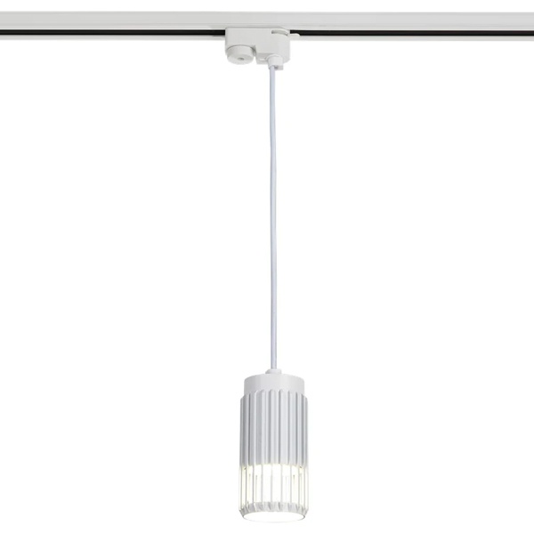 Светильник трековый однофазный подвесной ИЭК 4213 декоративный под лампу MR16 GU10 белый