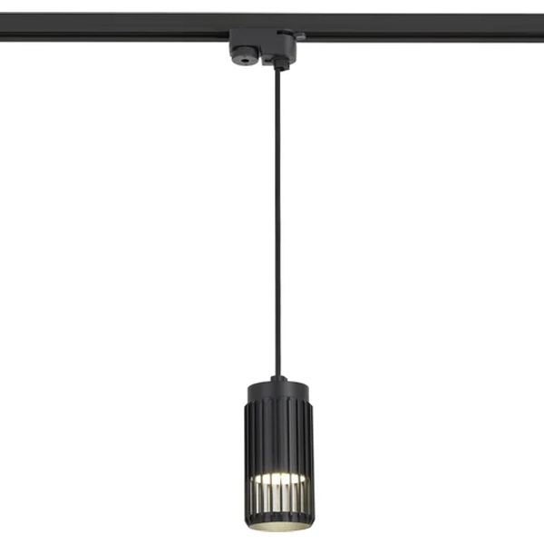 Светильник трековый однофазный подвесной ИЭК 4213 декоративный под лампу MR16 GU10 черный