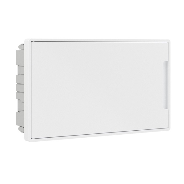 Щиток встраиваемый для полых стен DKC FRAME 18 модулей с белой дверцей с шиной IP40 белый