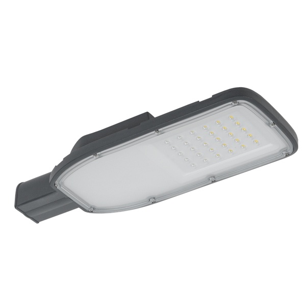 Консольный светодиодный светильник ИЭК LED ДКУ 1004-50Ш 50W 5000K IP65 серый d48mm