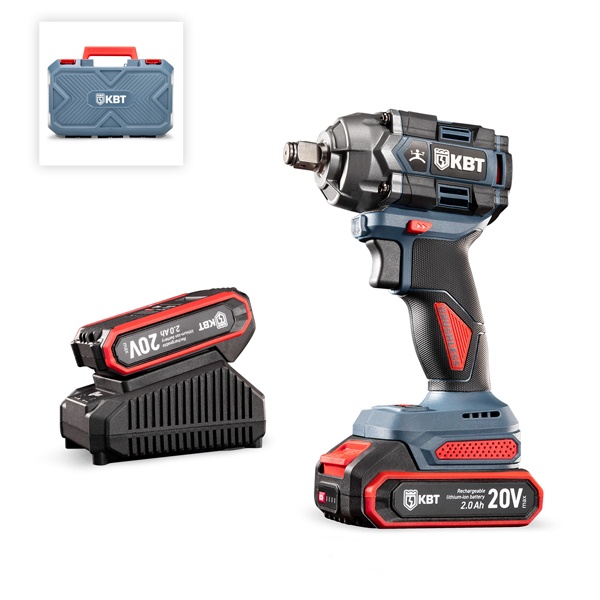 Гайковерт КВТ WB-20-350 Профи ударный аккумуляторный бесщеточный с патроном на 1/2 дюйма