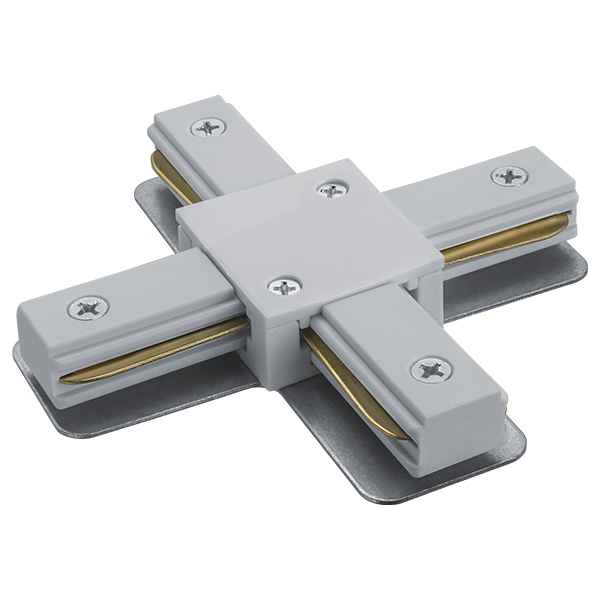 Коннектор Navigator NLT-C-1L-AS1-WH X-образный для однофазного шинопровода AS1 белый