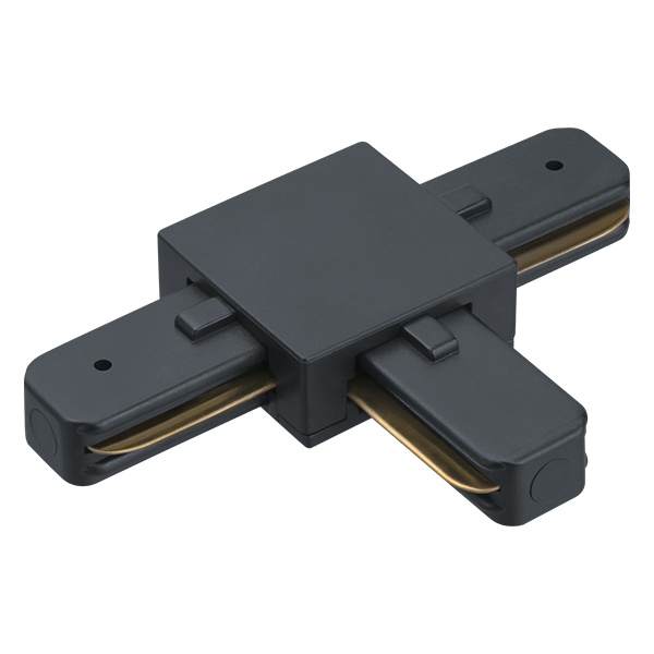 Коннектор Navigator NLT-C-1L-AS2-BL T-образный для однофазного шинопровода AS2 черный