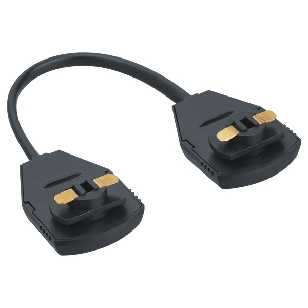 Коннектор Navigator NLT-C-1L-AS2-BL-F гибкий для однофазного шинопровода AS2 черный