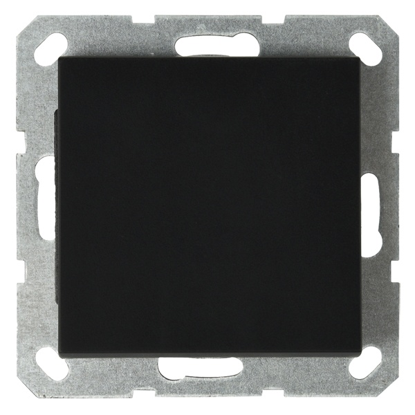 Выключатель одноклавишный Jasmart G 10A, черный матовый