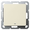 Выключатель одноклавишный c индикацией Jasmart G 10A, слоновая кость (бежевый)