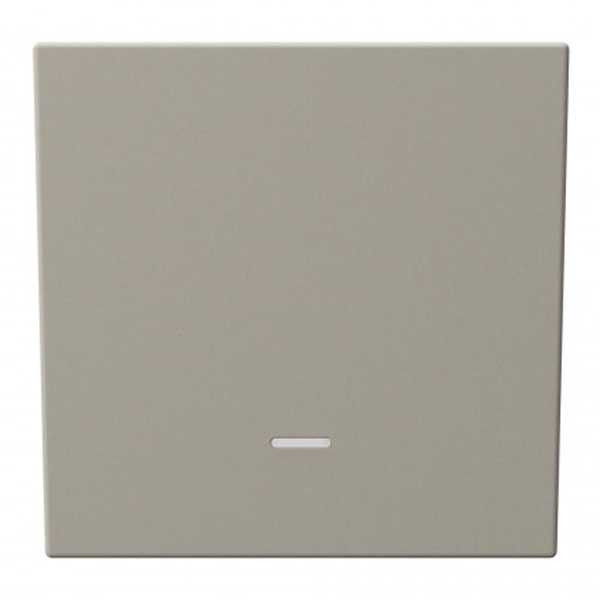 Выключатель одноклавишный проходной c индикацией Jasmart FD 10A, Сахара