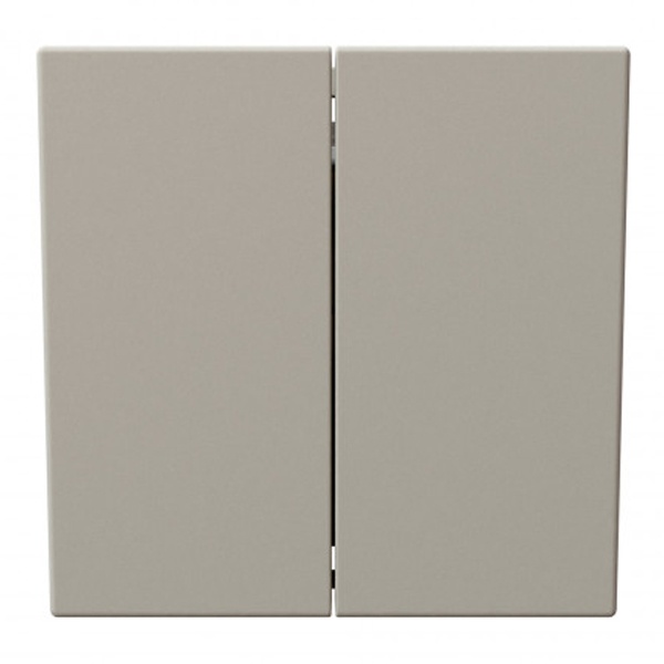 Выключатель двухклавишный проходной Jasmart FD 10A, Сахара