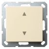 Выключатель одноклавишный для штор Jasmart G 10A, шампань