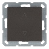 Выключатель одноклавишный для штор Jasmart G 10A, мокко