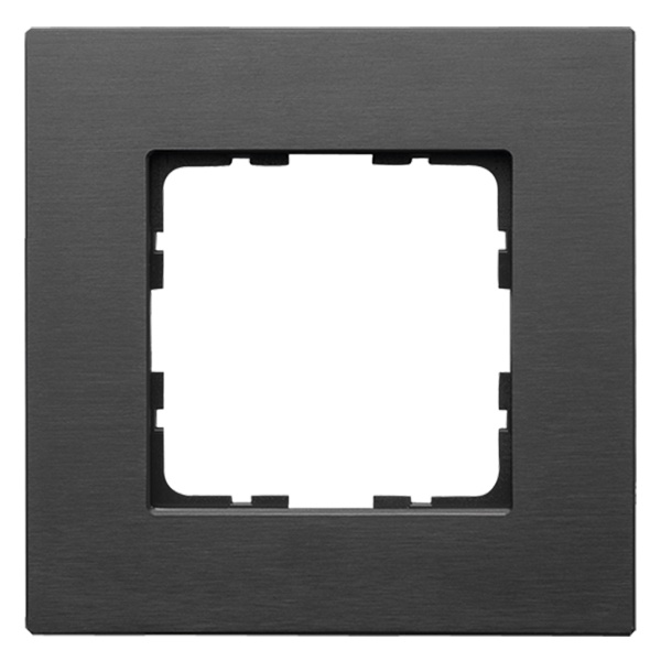 Рамка Jasmart G-Metal 1-постовая, черный